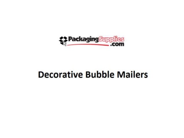 Decorative Bubble Mailers