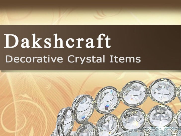 Decorative Crystal Items