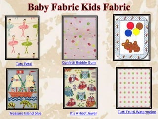 Tutu Petal Confetti Bubble Gum
It's A Hoot JewelTreasure Island blue Tutti Frutti Watermelon95
 