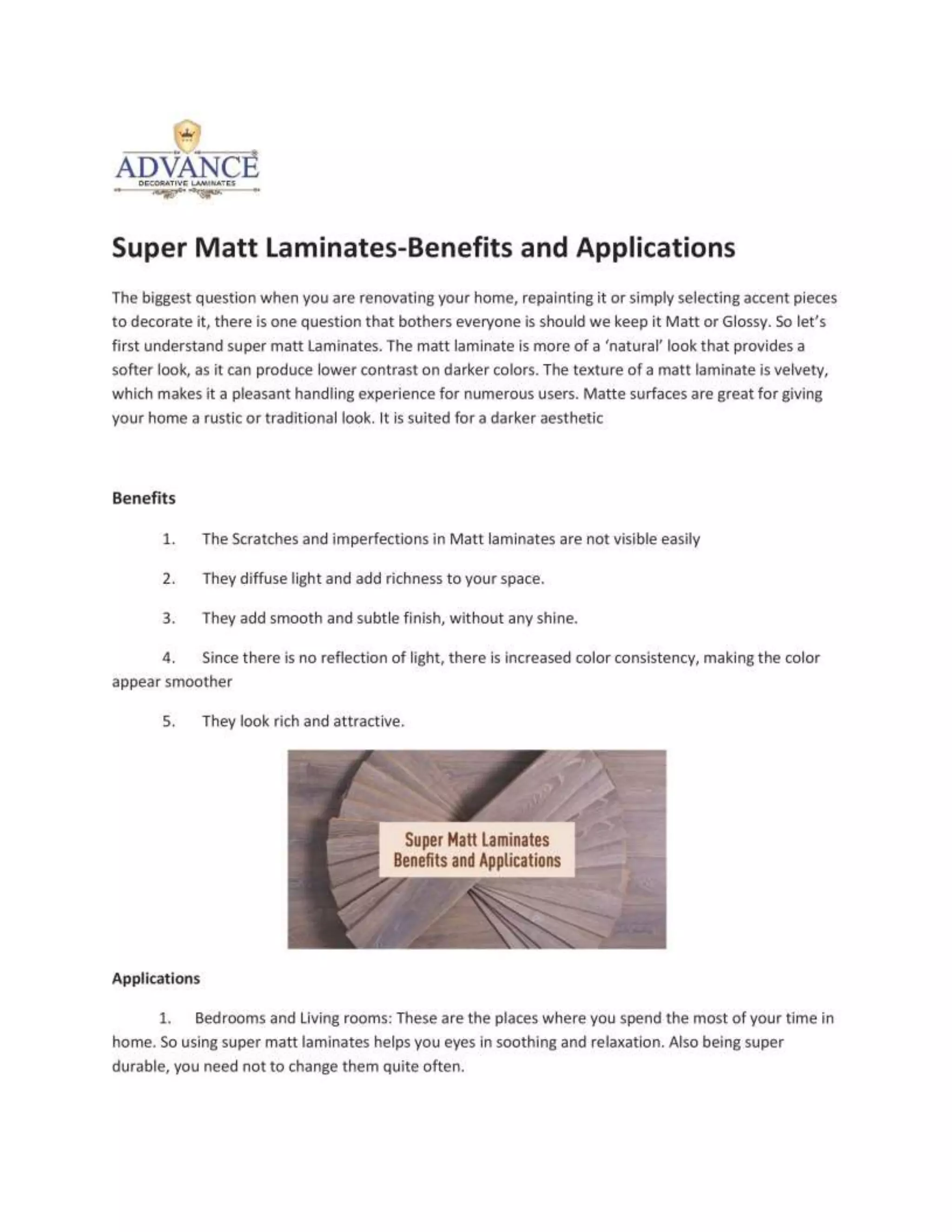 Decorative laminates | PPT