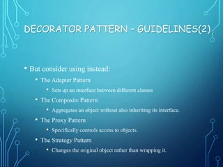 Decorator Pattern | PPTX
