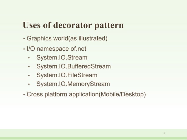 Decorator design pattern | PPTX