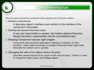 Decorator Design Pattern | PPTX