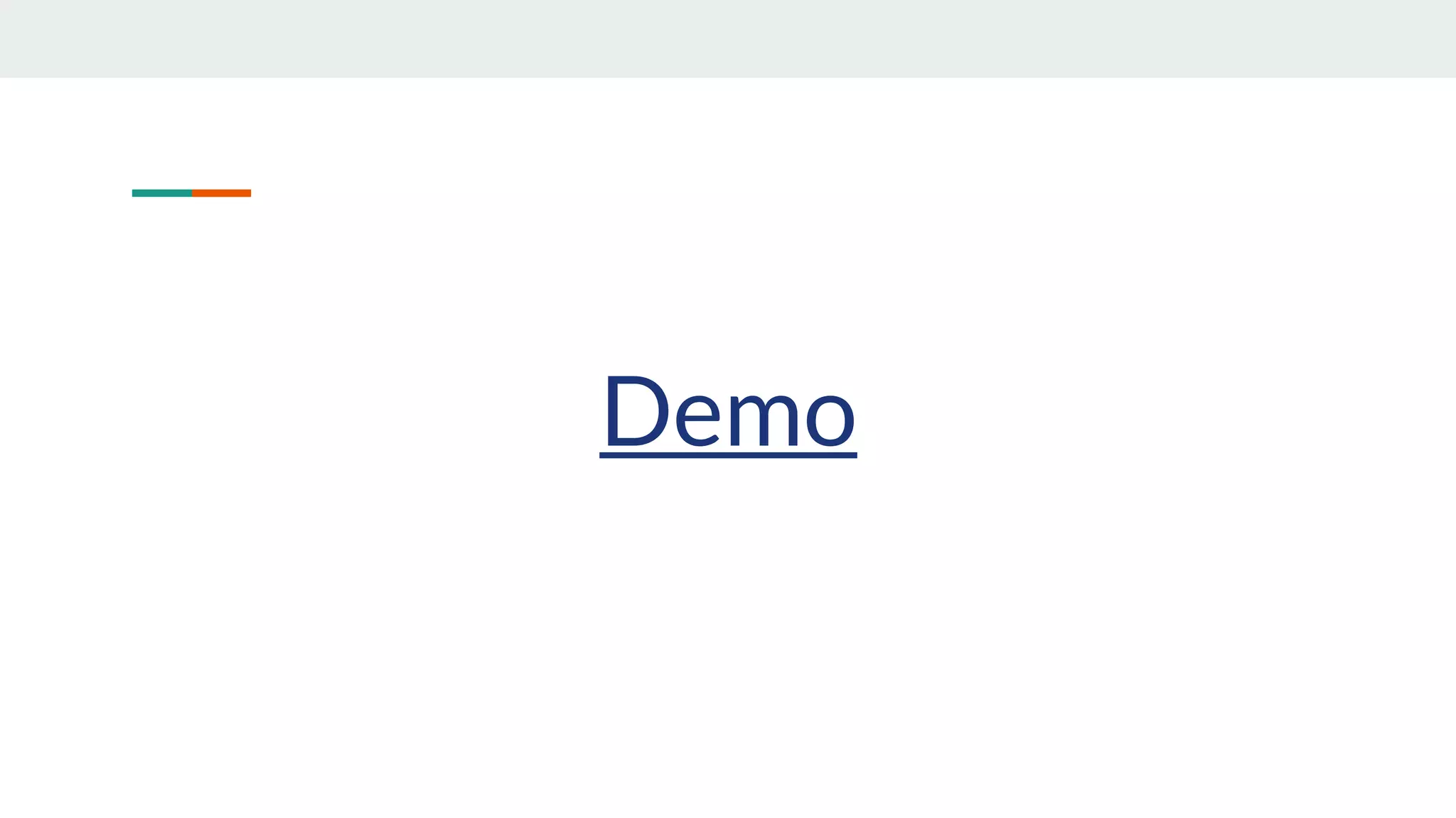 Demo
 