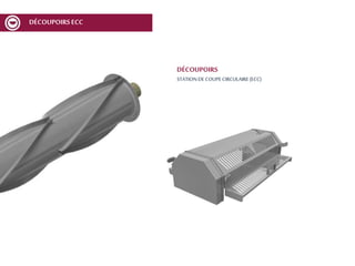 DÉCOUPOIRSECC
DÉCOUPOIRS
STATIONDECOUPECIRCULAIRE(ECC)
 