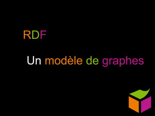 R D F Un   modèle   de   graphes 