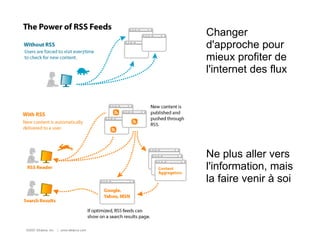 Changer d'approche pour mieux profiter de l'internet des flux Ne plus aller vers l'information, mais la faire venir à soi 
