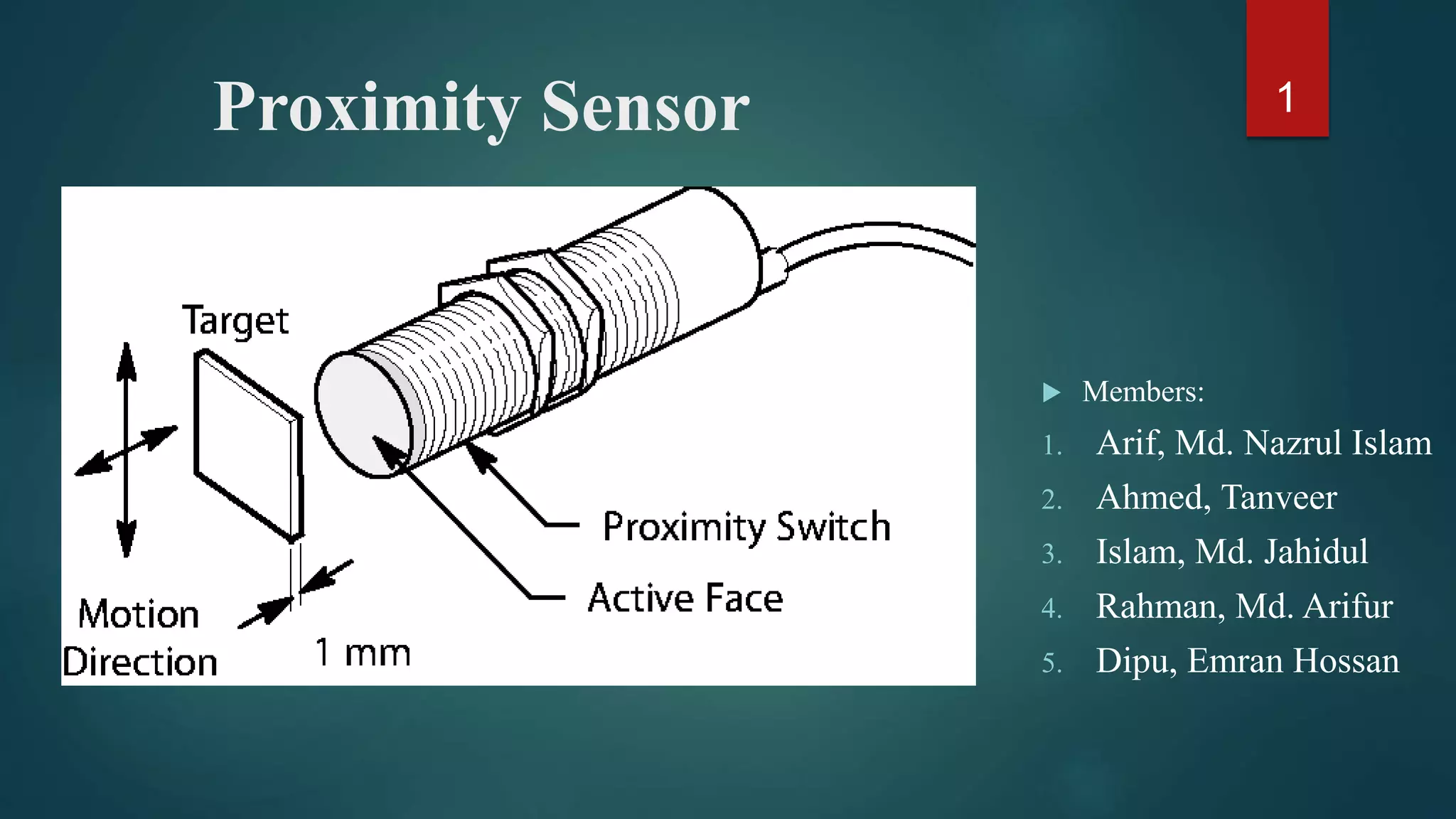 Proximity Sensor
1
 