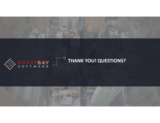 THANK YOU! QUESTIONS?
 