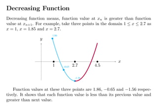 Decreasing and increasing function | PDF