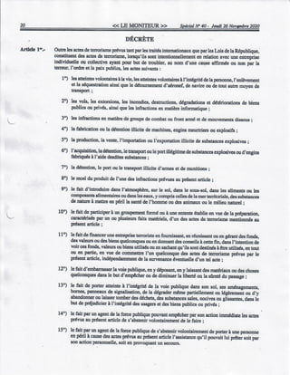 Decret ani