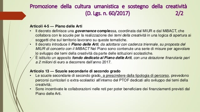 Decreti attuativi legge 107