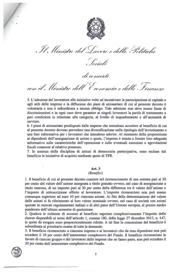 Decreto interministeriale Decreto interministeriale