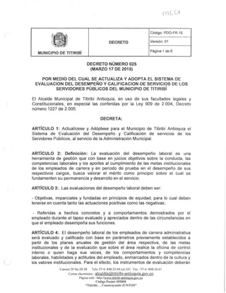 Decreto 025 2015