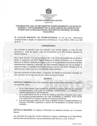 Decreto 051 2015