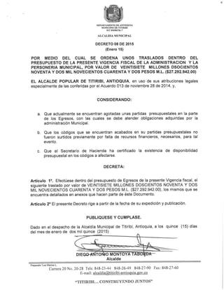 Decreto 08 2015
