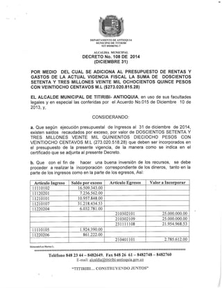 Decreto 108 2014
