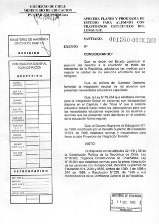 Decreto 1300 2002