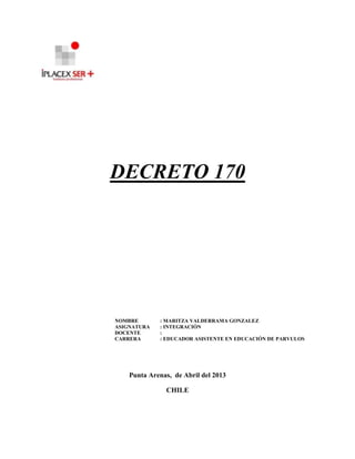 Decreto 170