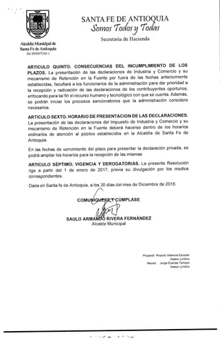 Decreto 232 calendario tributario