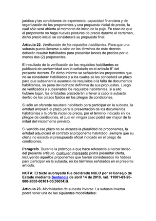 Decreto 2474 de 2008