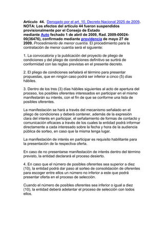 Decreto 2474 de 2008