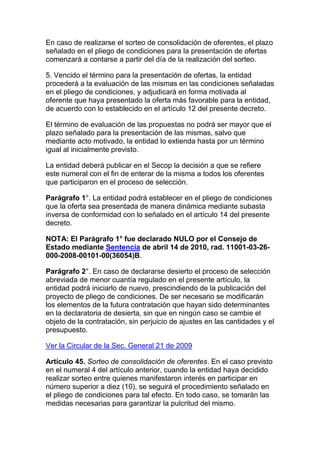 Decreto 2474 de 2008