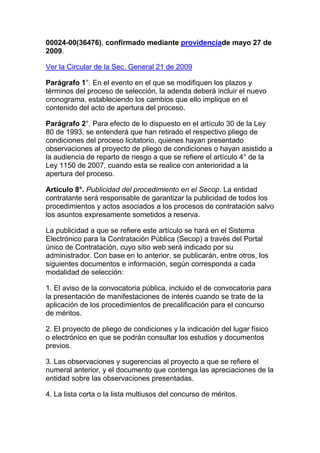 Decreto 2474 de 2008