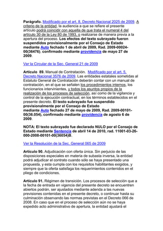 Decreto 2474 de 2008