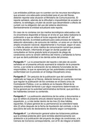 Decreto 2474 de 2008