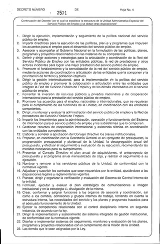 Decreto 2521 del 15 de noviembre de 2013