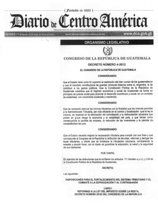 Decreto 4 2012