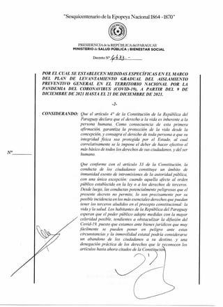 "Sesquicentenario de la Epopeya Nacional1864 -1870"
PRESIDENCIA de la REPÚBLICA del PARAGUAY
MINISTERIO de SALUD PÚBLICA y...