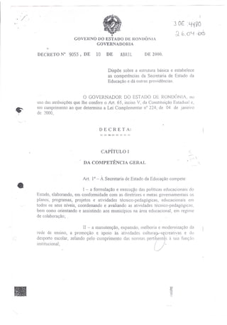 Decreto 9053/2000