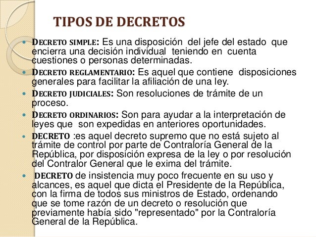 Decreto diapositivas