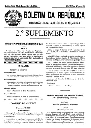 Decreto nº 61/2004