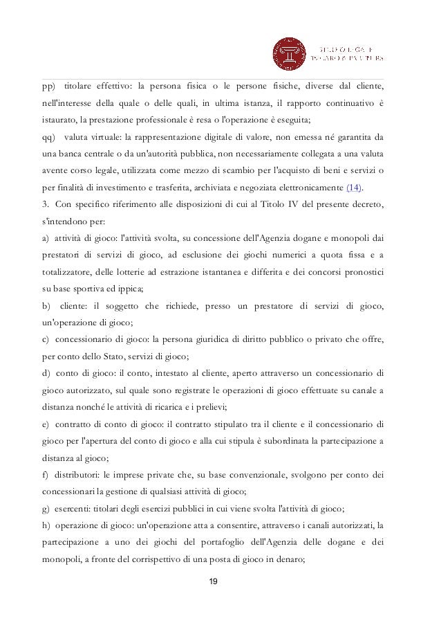 Decreto legislativo 231 del 2007 integrato