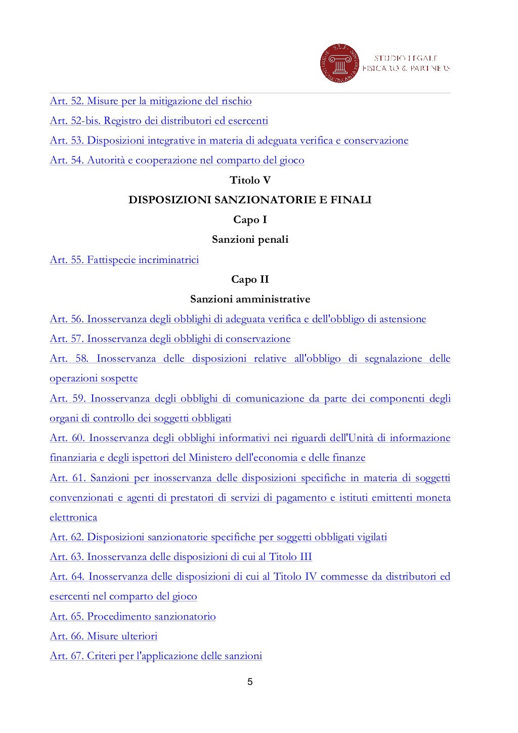 Decreto legislativo 231 del 2007 integrato