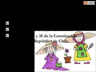 Enmarcación legal

Ley Nº 18.956
D.F.L. Nº 2, de 1989, de Educación
Artículos Nº 3 y 35 de la Constitución
Política de la República de Chile.
 