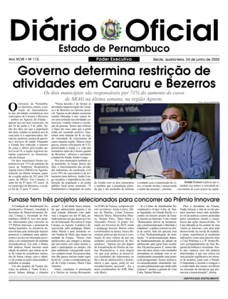 Assinado digitalmente por:
COMPANHIA EDITORA DE PERNAMBUCO
CNPJ: 10921252000107
Data: 23/06/2020 22:03 Hora Legal Brasileira
 