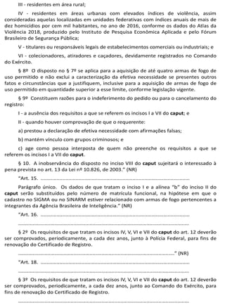 Decreto que facilita posse de arma no brasil