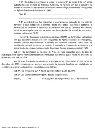 Decreto que facilita posse de arma no brasil