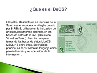 Decs Classification Decs | PPT