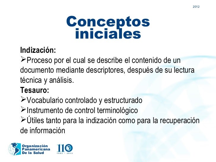 Decs, Descriptores en Ciencias de la