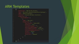 ARM Templates
 