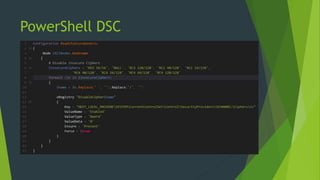 PowerShell DSC
 