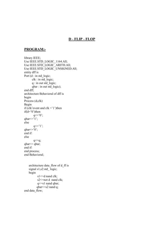 Digital system design lab manual | PDF