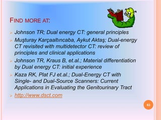 Dual Energy CT | PPTX