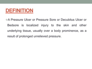 DECUBETIC ULCER (Bed Sores).pptx