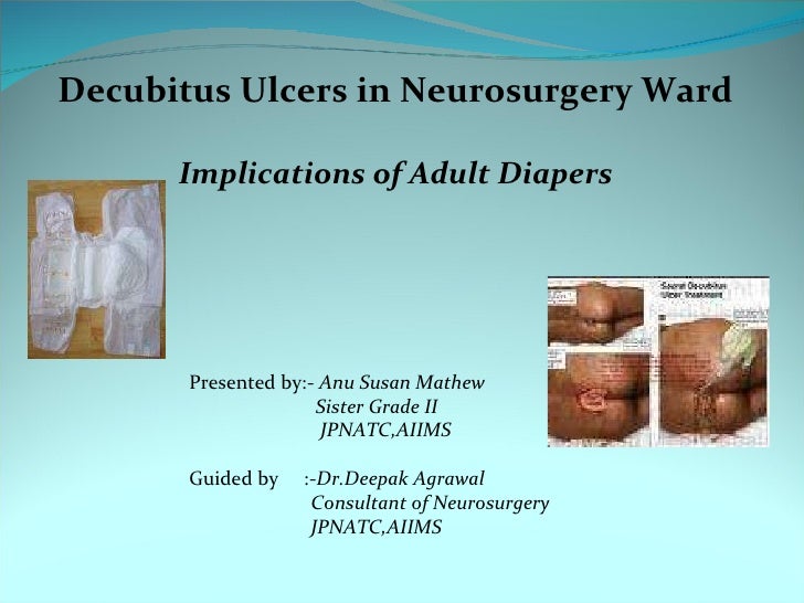 Decubitus ulcers in neurosurgery